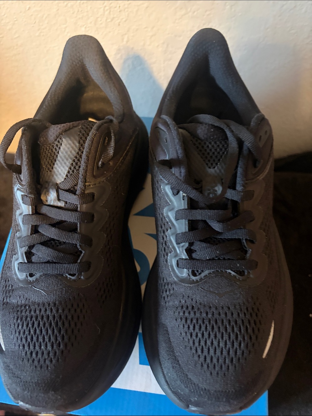 Hoka One One women’s Black Athletic Running Shoes
